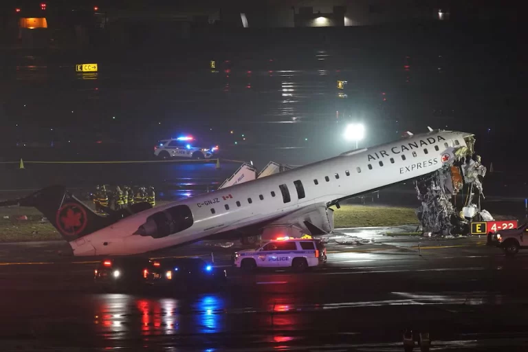 Two Dead After Regional Jet Collides With Fire Truck at LaGuardia Airport
