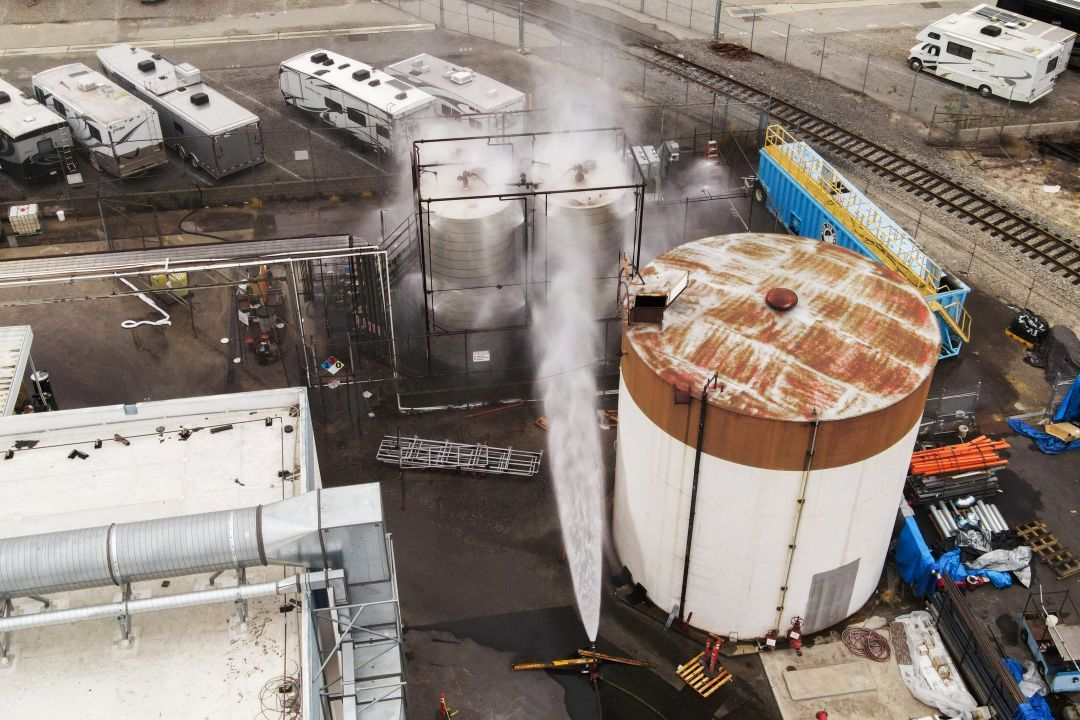 The threat of a catastrophic explosion at a chemical facility in Orange County has been eliminated, but evacuation orders remain in place as investigators examine what caused the emergency.